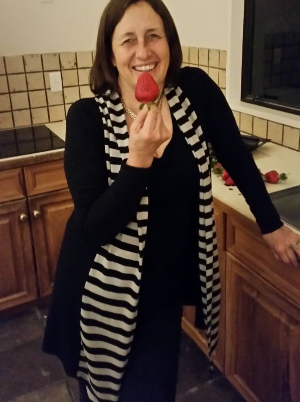 S Laxon and strawberry