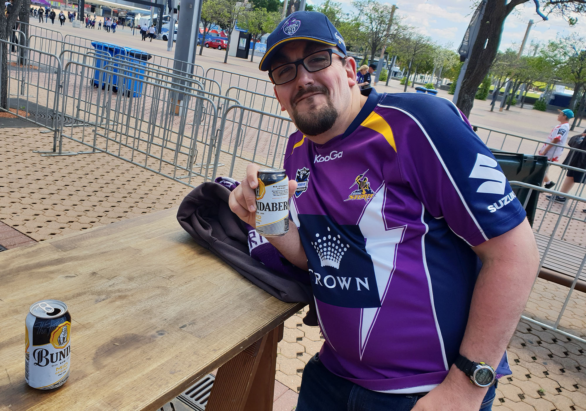 Sean not drinking again as usual