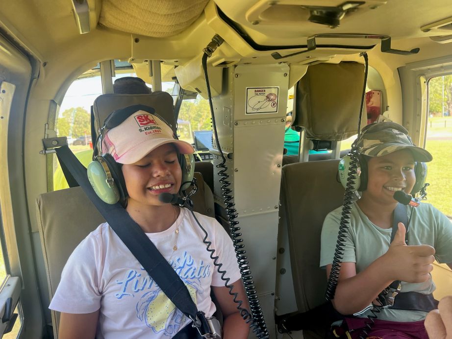 Mika & Blue joy flight